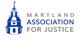 Maryland Association for Justice logo with Annapolis dome.