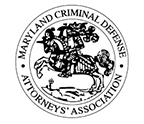 Maryland Criminal Defense Attorneys' Association logo: knight on horse.